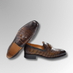 Hand-Painted Crocodile Tassel Loafers-alt2