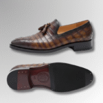 Hand-Painted Crocodile Tassel Loafers-alt9