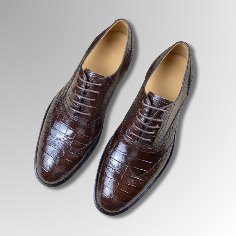 Crocodile Wingtip Oxford-alt6