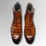 Cognac Crocodile Chelsea-alt3
