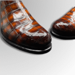 Cognac Crocodile Chelsea-alt2