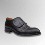 Ostrich Leather Velcro Shoes-alt2