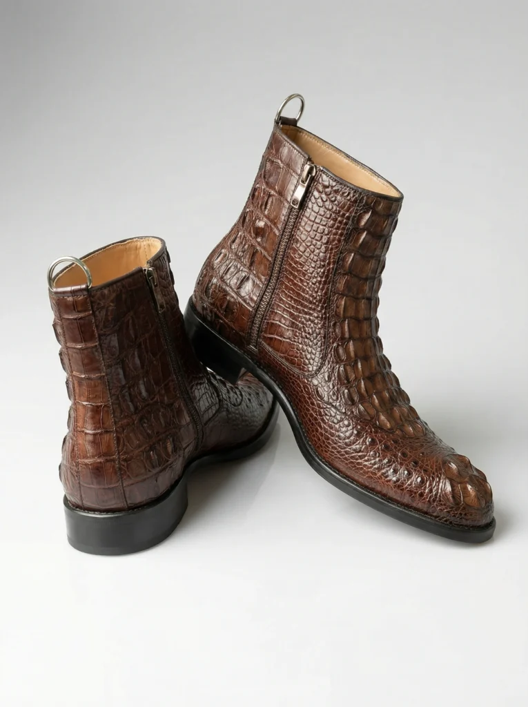 Crocodile Skull Boots