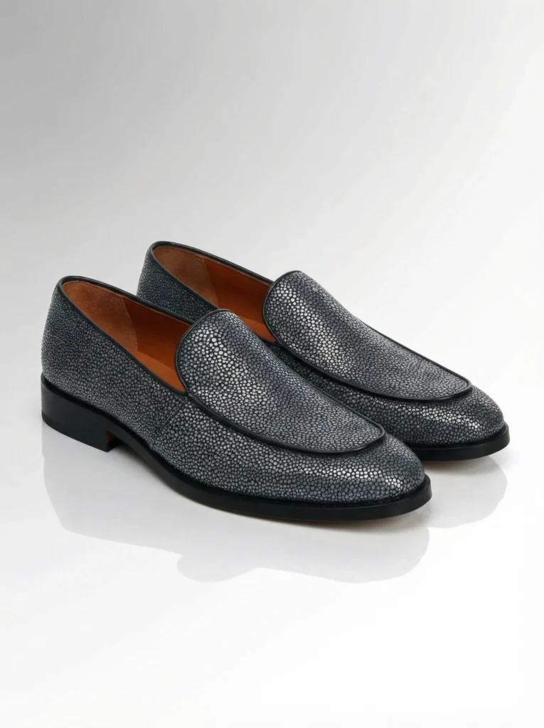 Stingray Leather Loafers