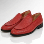 stingray leather loafers