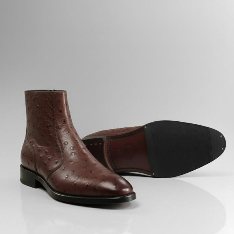Ostrich Zip Boots-alt7