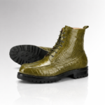 Luxury Combat Alligator Boots