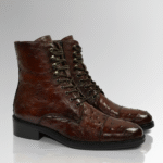 Handcrafted ostrich leather boots-alt5