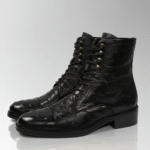 Handcrafted ostrich leather boots-alt2