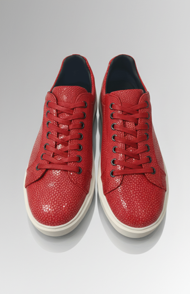 Stingray Leather Low-Top Sneakers-alt3