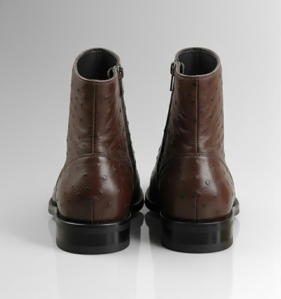Ostrich Zip Boots-alt4