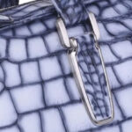 Crocodile Arctic Blue Briefcase-alt6