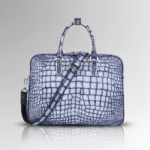 Crocodile Arctic Blue Briefcase