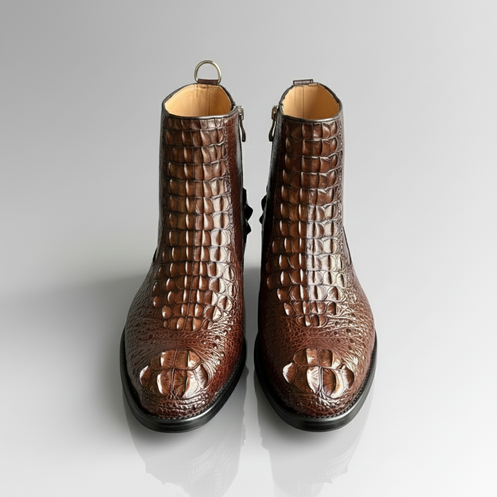 Crocodile Skull Boots