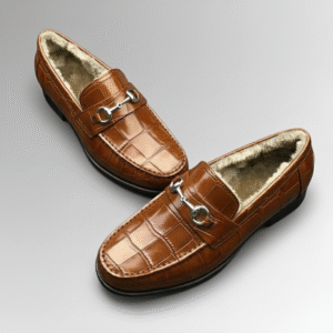 crocodile winter loafers