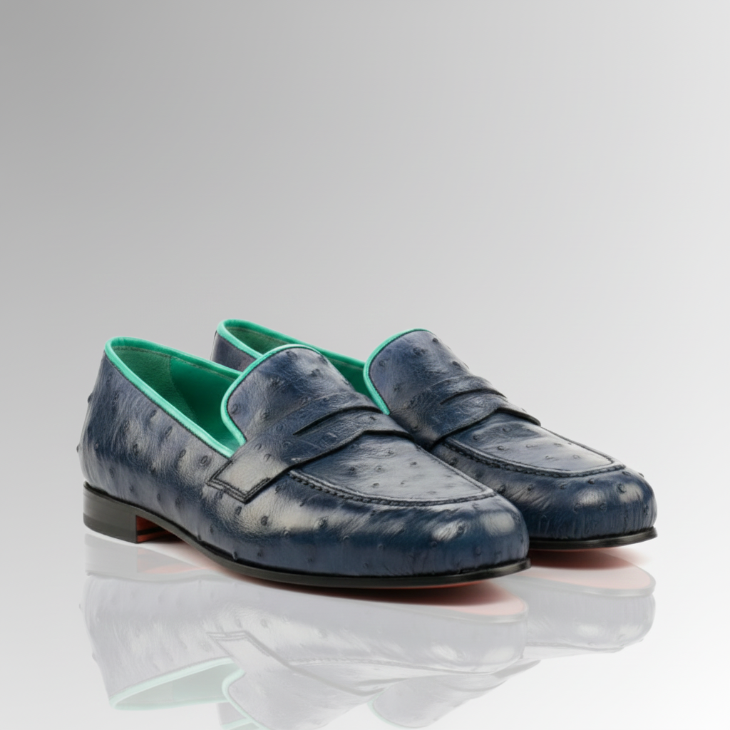 Ostrich Riviera Loafers