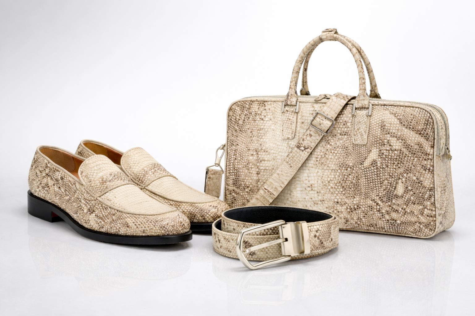 lizard leather goods