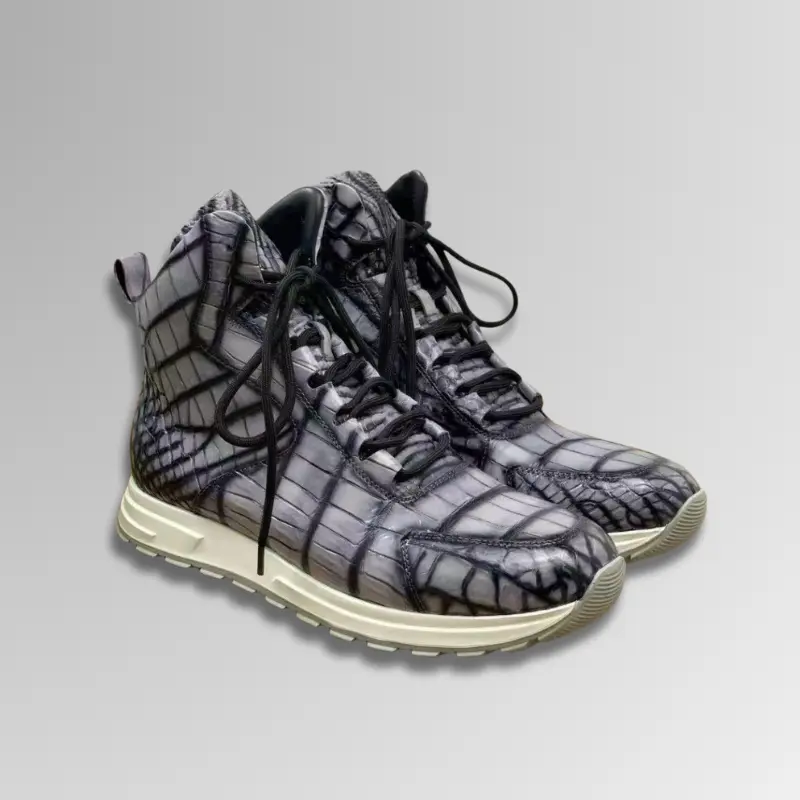 Crocodile Leather Urban High-Tops
