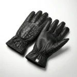 Crocodile Leather Gloves -alt2