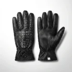 Crocodile Leather Gloves