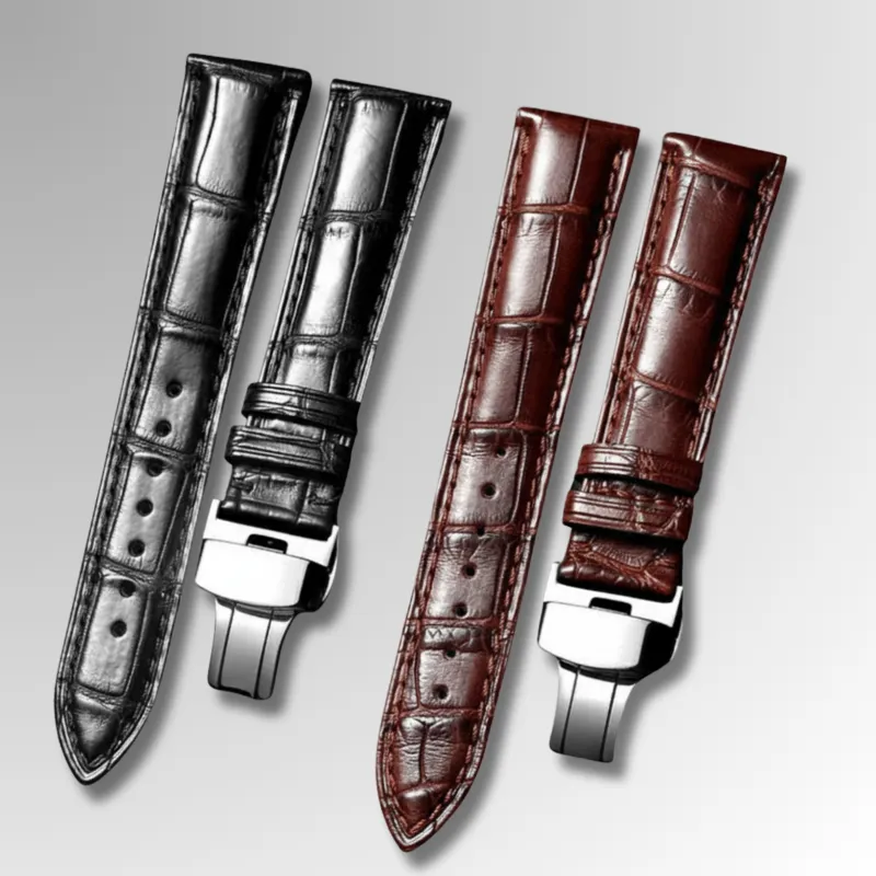 Crocodile Leather iWatch Strap