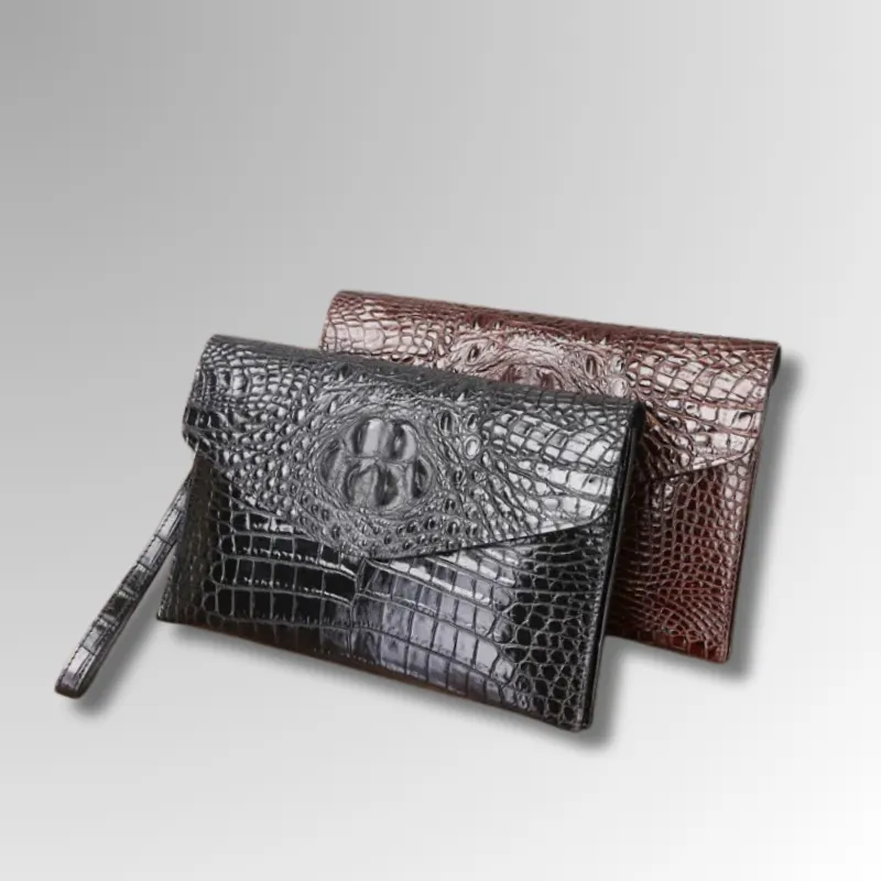 Crocodile Signature Clutch