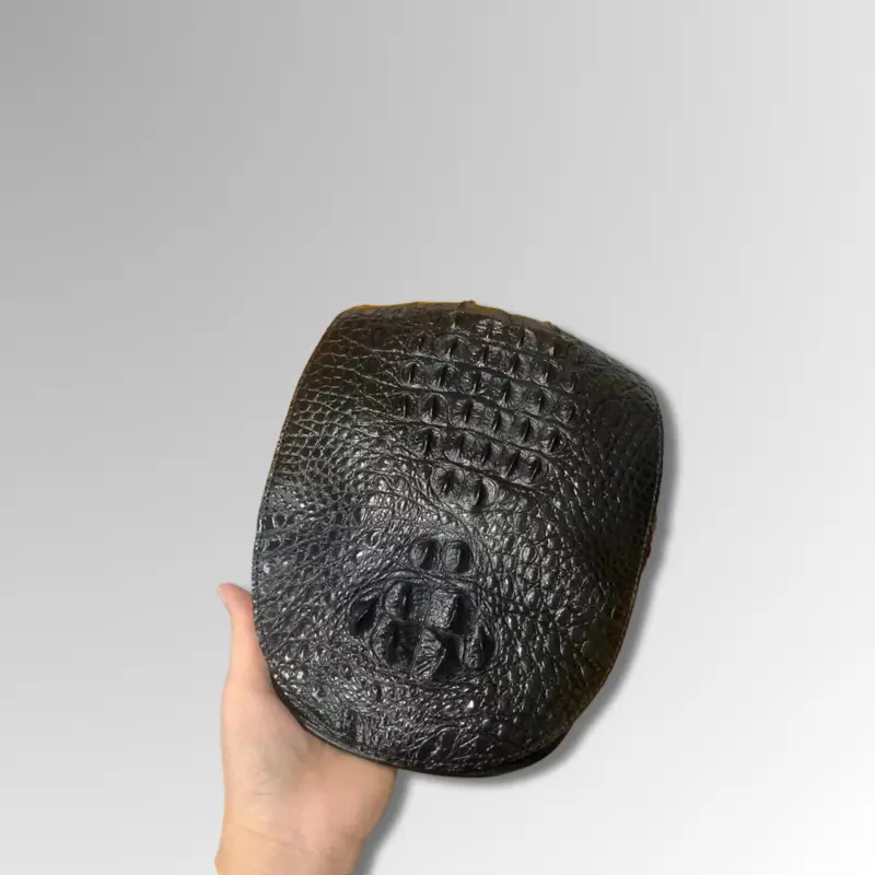 Crocodile Skin Beret Hat
