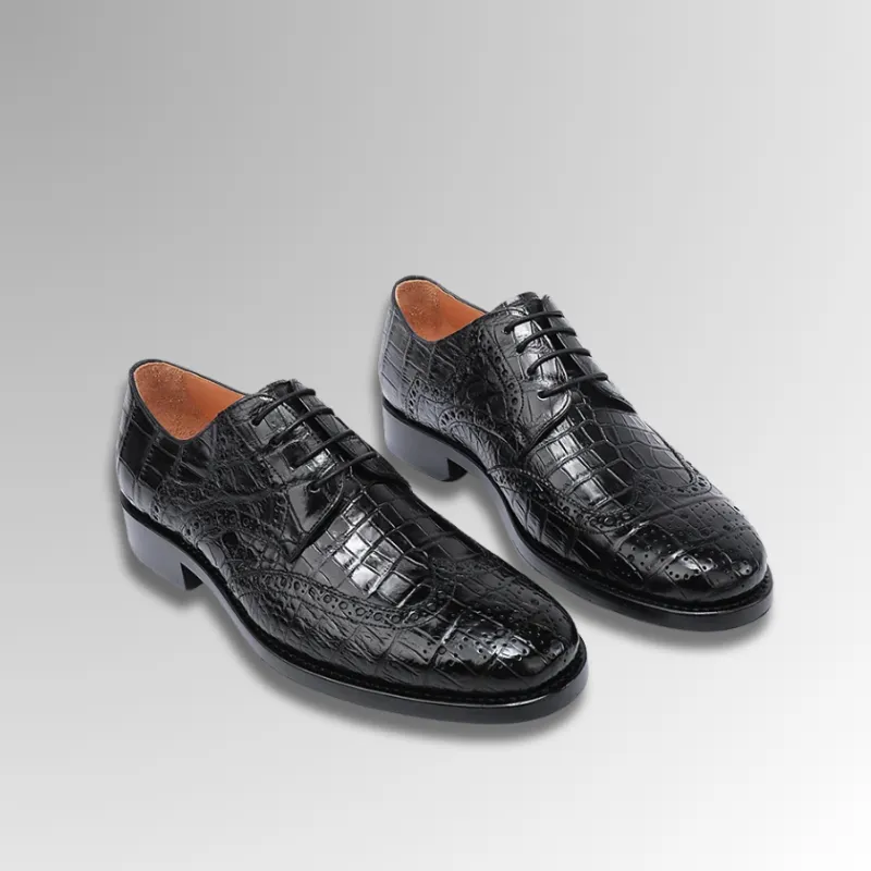 Crocodile Skin Oxford Brogue
