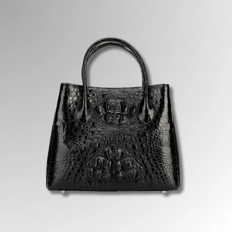 Crocodile Skin Shoulder Bag