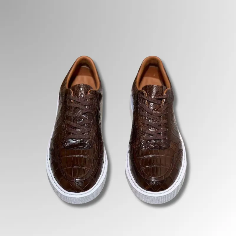 Crocodile Skin Sneakers