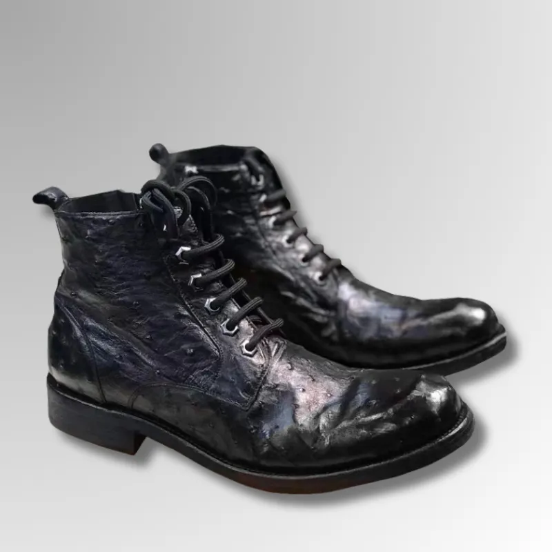 Ostrich Vintage Boots
