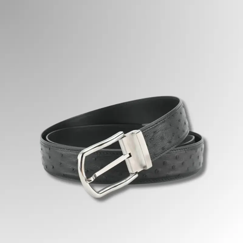 Ostrich Skin Belt