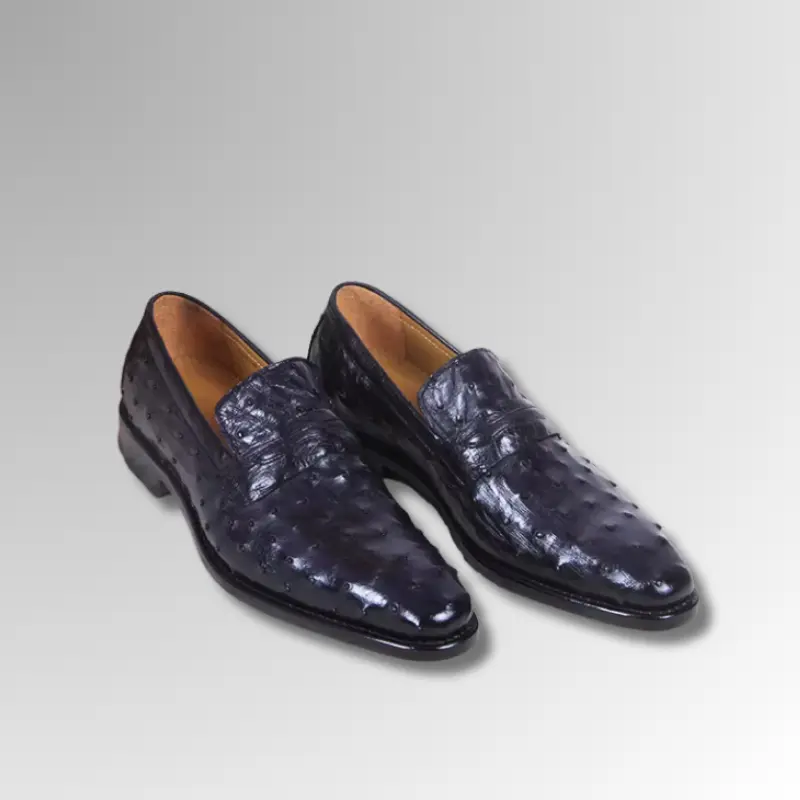 Ostrich Skin Dress Shoes