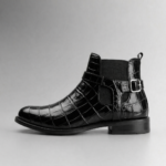 Luxury Elastic Bande Alligator Boots