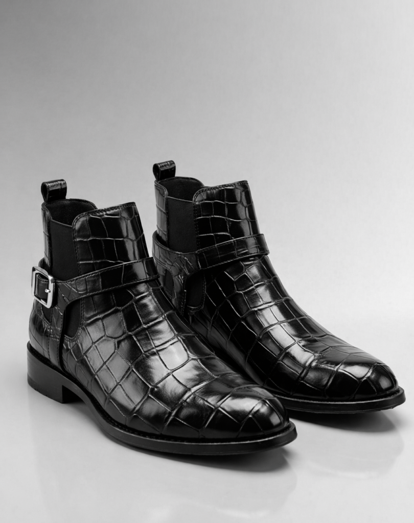 Elastic Bande Alligator Boots