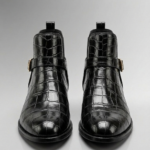 Luxury Elastic Bande Alligator Boots
