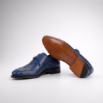 Sapphire Python Monk Shoes