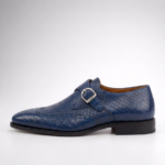 Sapphire Python Monk Shoes
