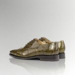 Verdant Green Alligator Oxford