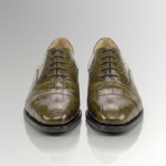 Verdant Green Alligator Oxford