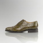 Verdant Green Alligator Oxford