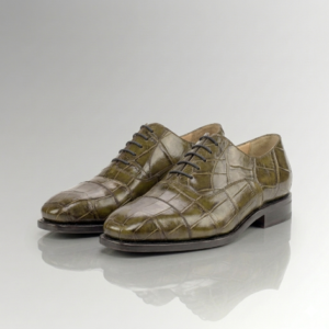 Luxury Verdant Alligator Oxford