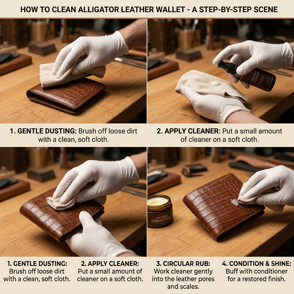 How to Clean an Alligator Leather Wallet