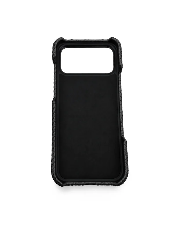 Black Bellagio Python iPhone Case, skin detail