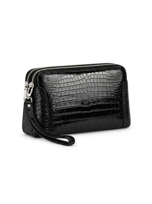 Burano Crocodile Clutch