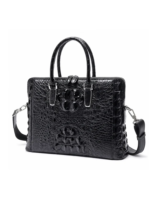 Burano Crocodile Briefcase
