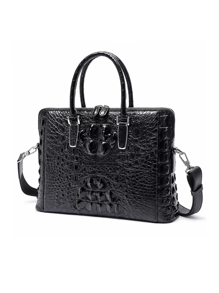 Burano Crocodile Briefcase