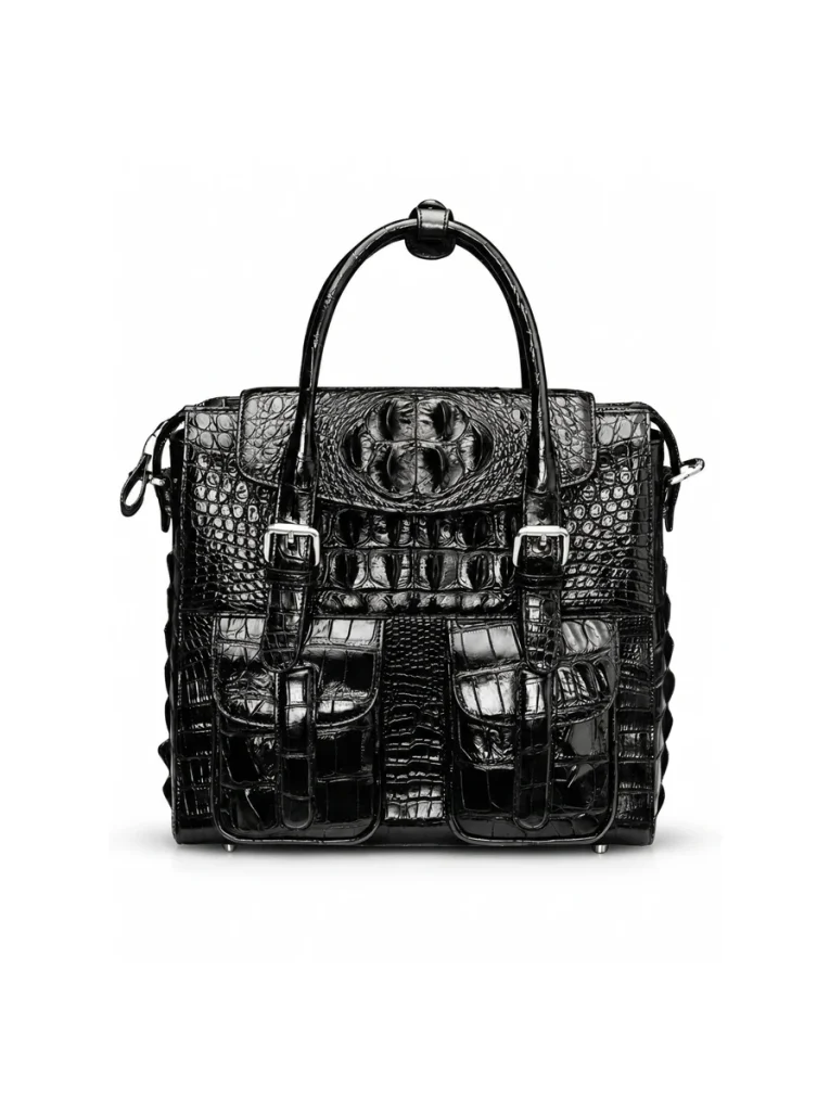 Burano Crocodile Tote