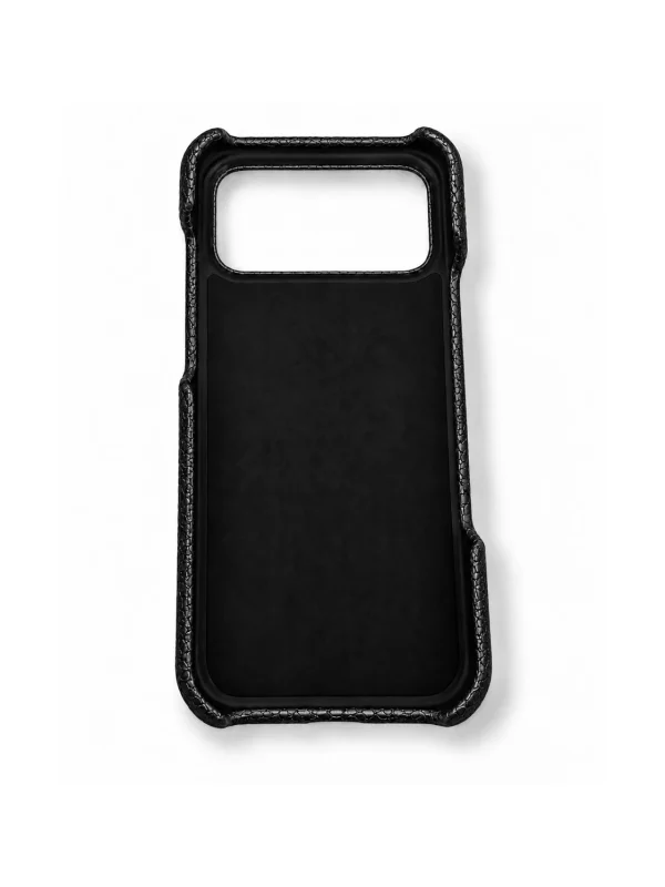 Black Dorchester Ostrich Foot iPhone Case, interior