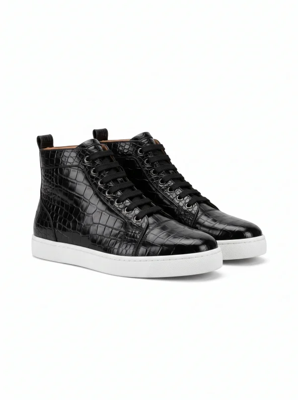 Siena Alligator High-Top Sneaker